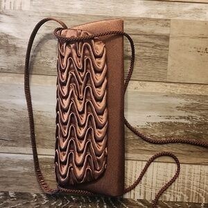 Brown evening purse